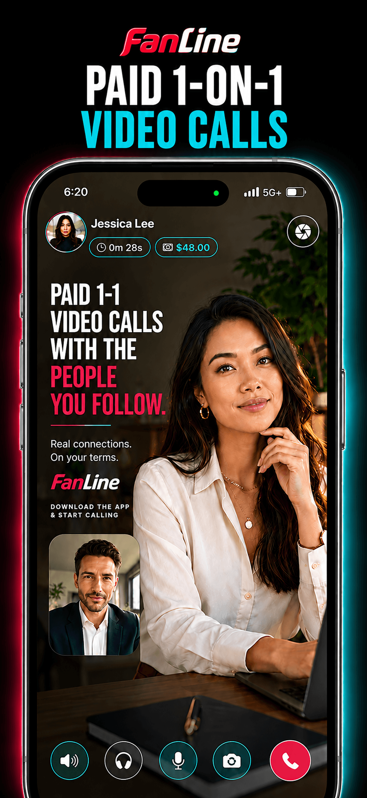 FanLine: Influencer Access app screen 1
