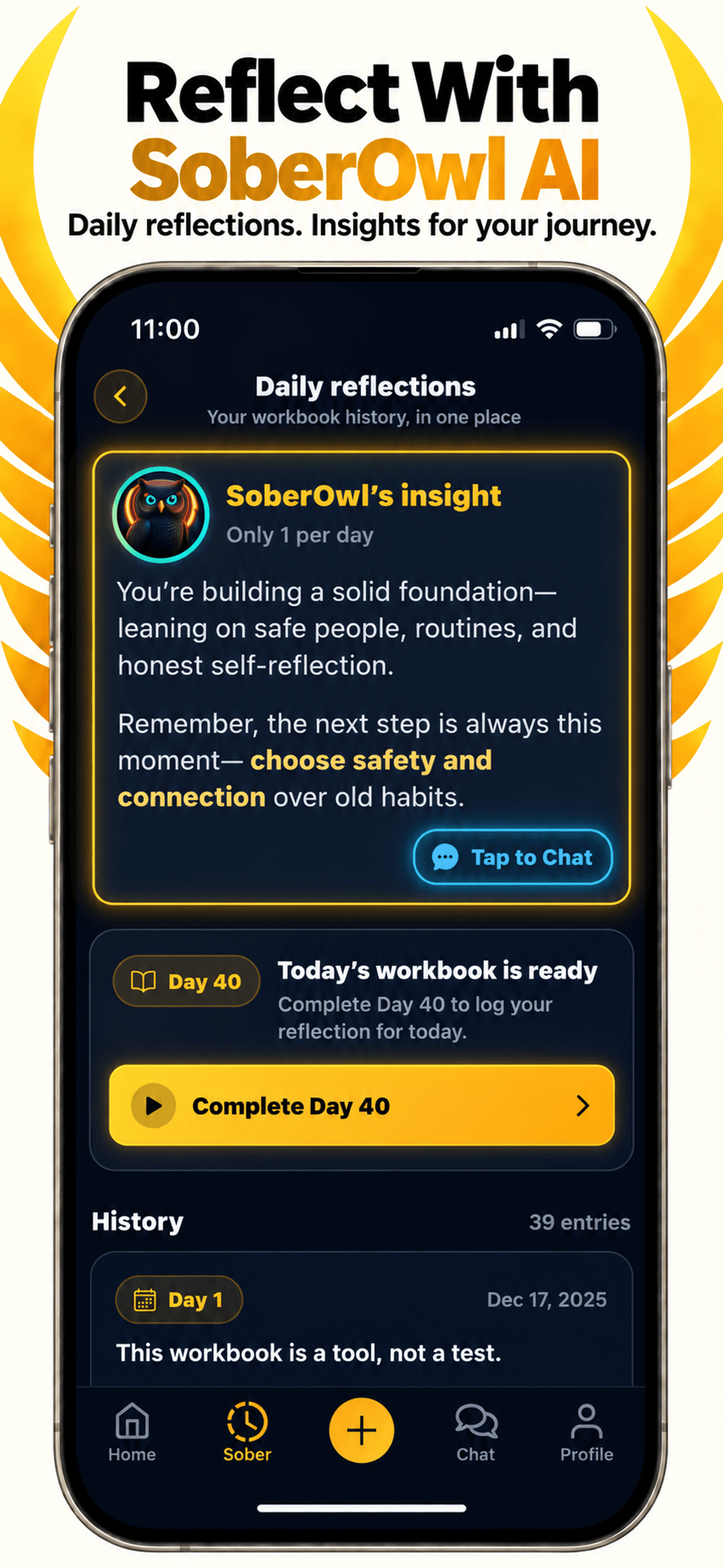 Rise Again: Quit Drinking app screen 10