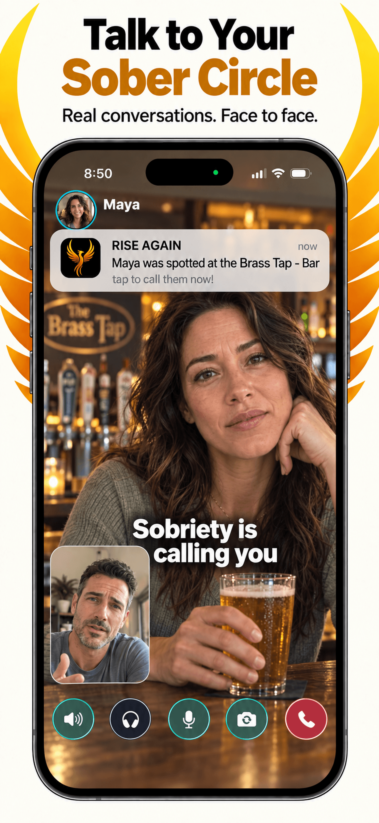Rise Again: Quit Drinking app screen 3