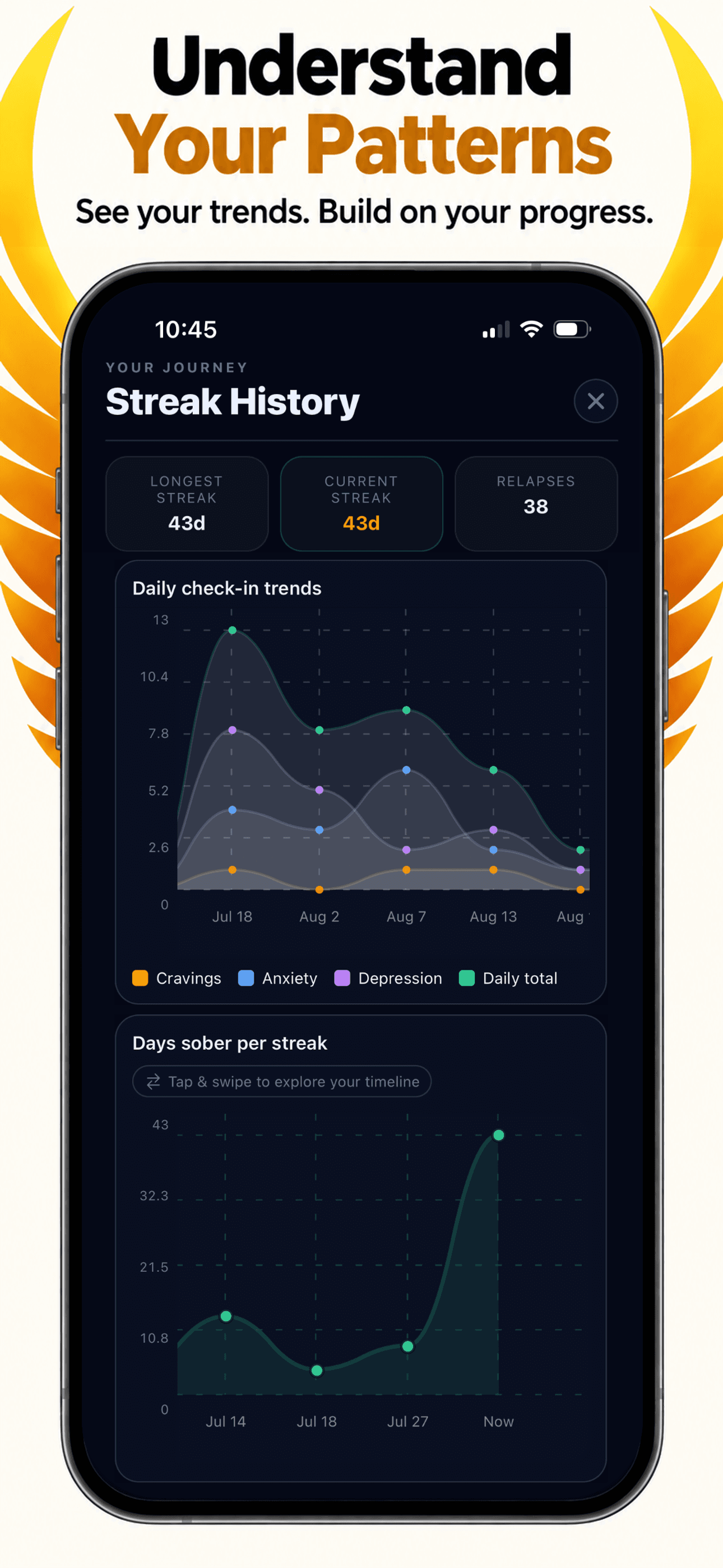 Rise Again: Quit Drinking app screen 8